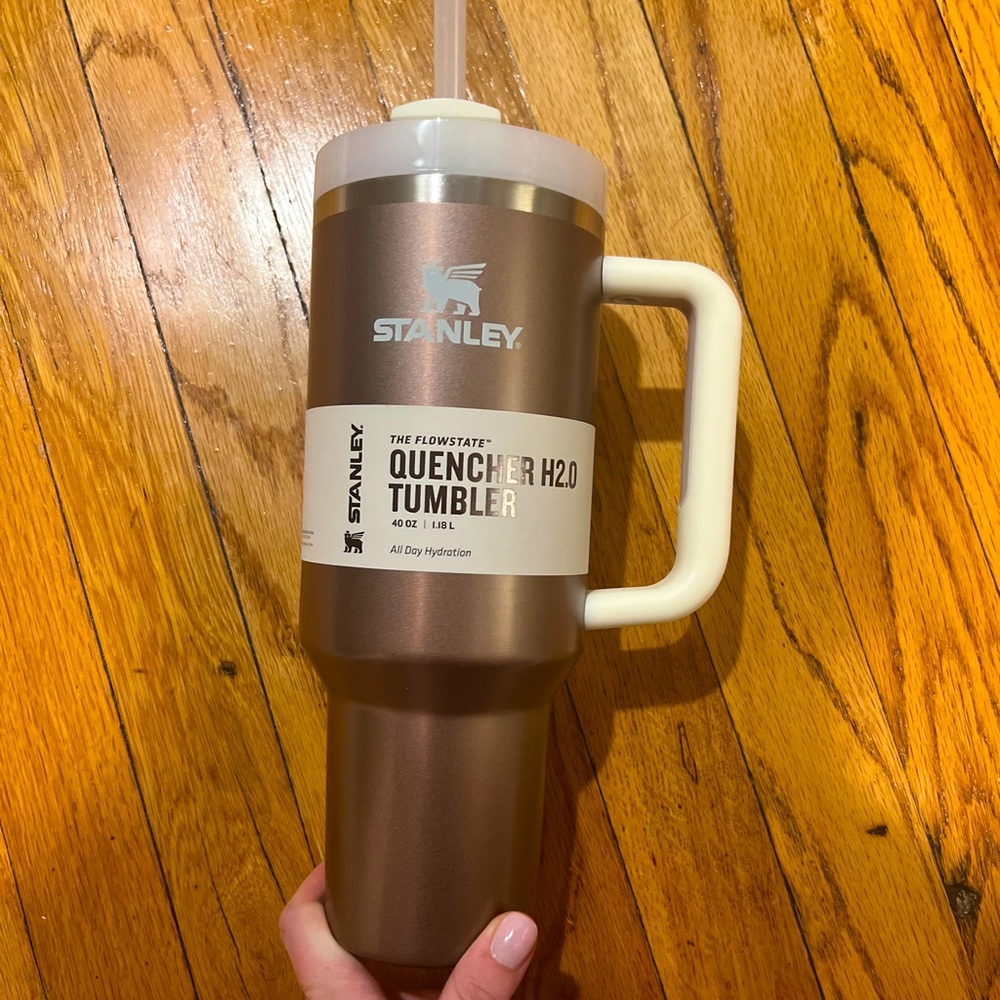 40oz Stanley Tumblr Rose Glow